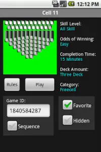 77 Freecell Solitaire Games Screen Shot 4