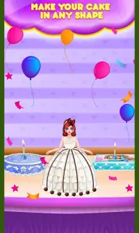 Princess Birthday Party Cake Maker - Cooking Game Screen Shot 7
