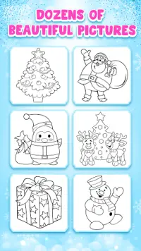 Christmas Coloring Game - Learn Colors Screen Shot 4