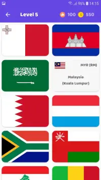 Flags and Capitals of the World: Guess-Quiz Screen Shot 3