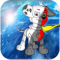 Paw Coloring Puppy Patrol For Kids