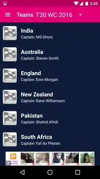 T20 WC 2016 Live Score Updates Screen Shot 2