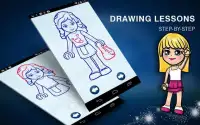 How to Draw Dolls Friends Lego Figures Screen Shot 2