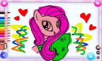 Coloring Pony Games Screen Shot 3