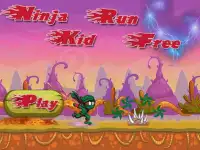 Ninja Kid Run Free - Fun Games Screen Shot 0