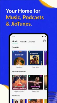 JioSaavn - Music & Podcasts Screen Shot 0