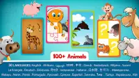 어린이를 위한 동물 퍼즐 Screen Shot 0