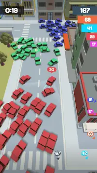 Crowd Drift Cars City io Screen Shot 0