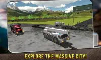 Camión Chofer Auto Transporte 3D Grande Camión Screen Shot 3
