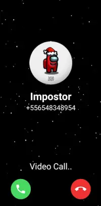 Call imposter chat (Simulation) Screen Shot 0