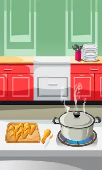 Kippenvleugeltjes maker koken Screen Shot 1