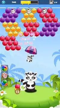 Raccoon Bubble Wonderland Screen Shot 2