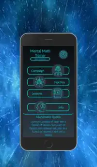 Mental Math Trainer, Brain Workout Screen Shot 0