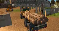 Truck Wood Cargo Driver Simulation -Wood Transport Screen Shot 4