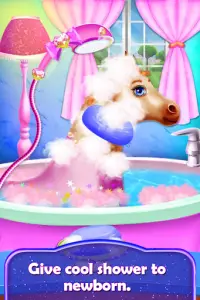 Mommy And Newborn Baby Horse Care Game Screen Shot 5