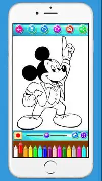 Mickey Coloring Books Screen Shot 3