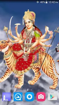 4D Maa Durga Live Wallpaper Screen Shot 0