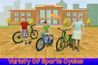 Trẻ em đua xe đạp đua trường Screen Shot 7