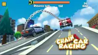incatenato auto corsa gioco Screen Shot 1