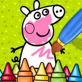 Coloring For Peppa Pig  -Peppa Pig Coloring Book