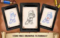 Drawing Fighters Ninja Lego Screen Shot 2