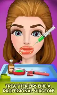 جراحة التجميل الجراح محاكاة إيه ألعاب الطبيب Screen Shot 3