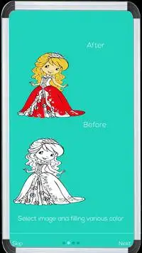 Princess Coloring for Kids Screen Shot 2