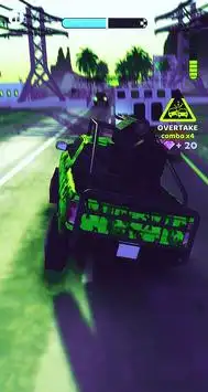 Cyberpunk Racing Screen Shot 1