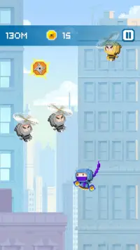Ninja Up! - Sonsuz arcade zıplama Screen Shot 5