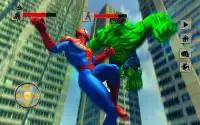 Incredible Monster vs Spiderhero City Battle Screen Shot 4