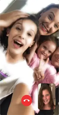 Millie Bobby Brown 📱 call video   chat ☎️☎️ Screen Shot 4
