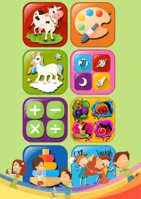 2-8 años Juegos educativos Screen Shot 0