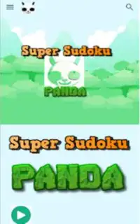 Super Sudoku Panda Game Screen Shot 0