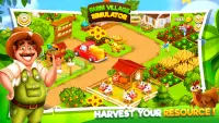 Big Farm Village Simulator Screen Shot 1