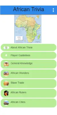 African Trivia Screen Shot 1