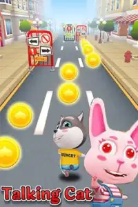 Talking Cat Pet Run Screen Shot 1