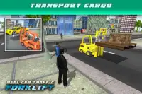 Real Car Traffic Forklift Sim Screen Shot 3