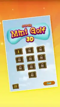 Mini Golf 3D Flick Screen Shot 7