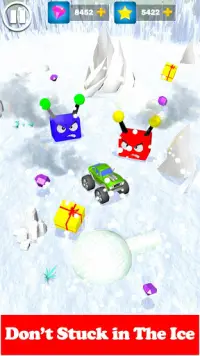 Bumper Worms Zone.io vs Tiny Wormate Cars Game Screen Shot 2