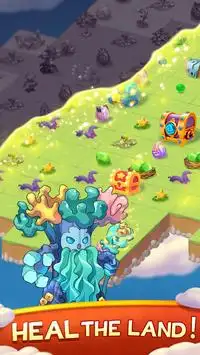 Heal the Land - Amazing Merge Game Screen Shot 1