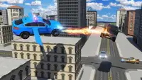 Futuristic Robot Car Transformation:Flying Battle Screen Shot 7