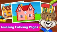 Idle Home Painting Game: House Coloring Pages Screen Shot 0