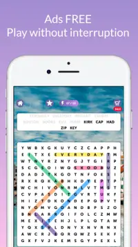 Super Word Search Puzzle: Ads Free Screen Shot 0