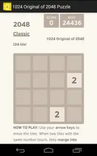 1024 Original of 2048 Screen Shot 1