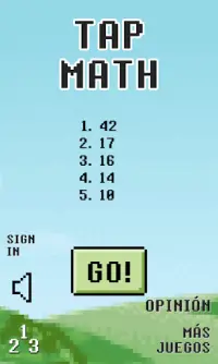 Tap Math - juegos de cálculo Screen Shot 1