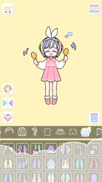 Pastel Girl : Game Berdandan Screen Shot 3