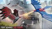 Flying Falcon Robot Hero Screen Shot 1