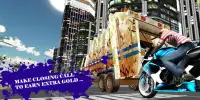 Cidade Moto Racer 3D Screen Shot 1