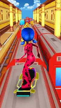 LadyBug Subway Run Screen Shot 3