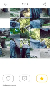 Teka-teki dinosaurus: game mosaik pintar gratis Screen Shot 4